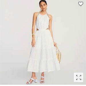 J Crew Harbour side-cutout dress